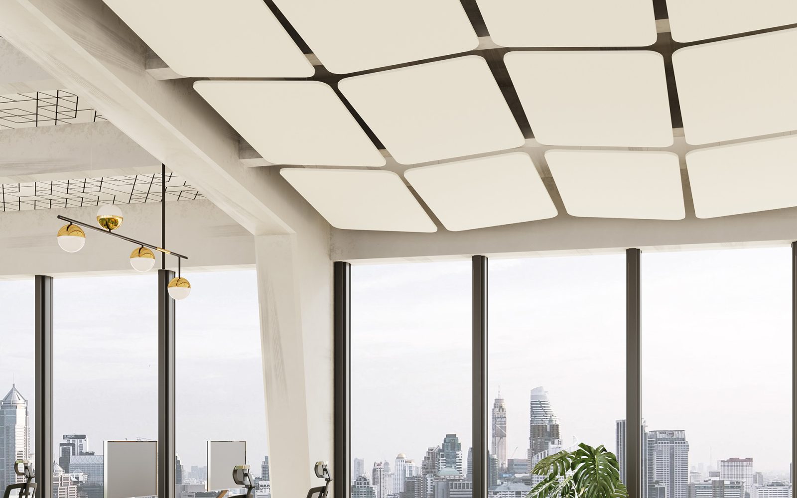 Rectangle Ceiling Clouds | White | Premier Collection