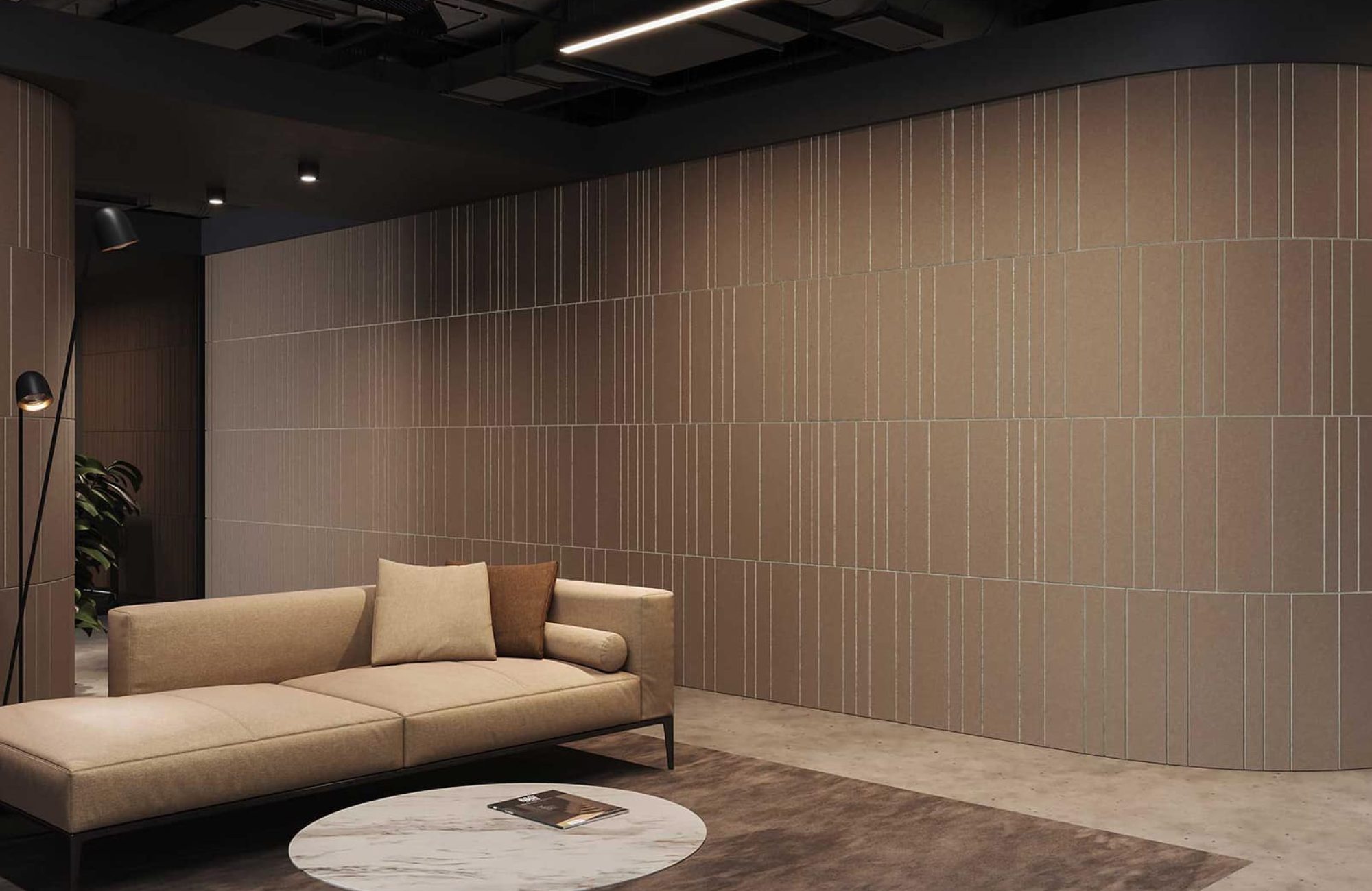 Fracture Two-Tone Barcode | Premier Collection | Umber & Almond