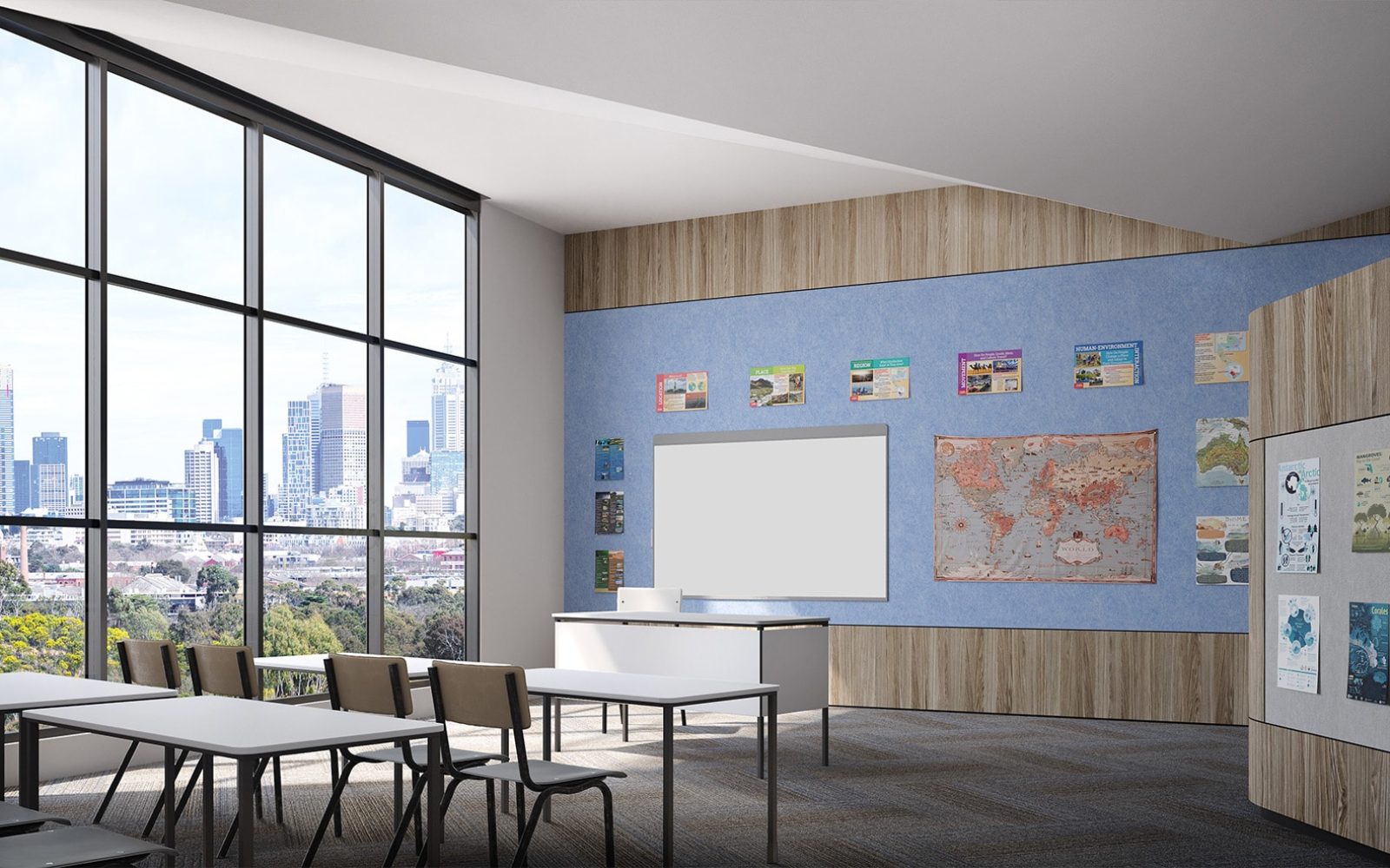 Opus Wall Panels | Periwinkle | Premier Collection