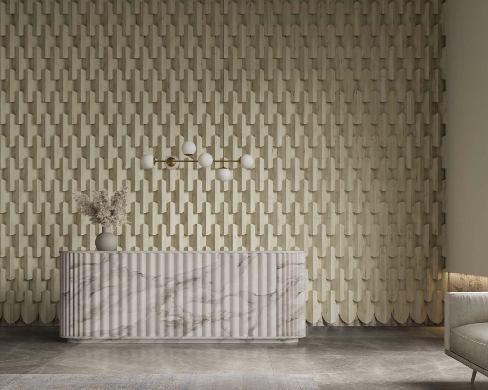 Ovale 3D Tiles | Loft | WoodGrain Collection