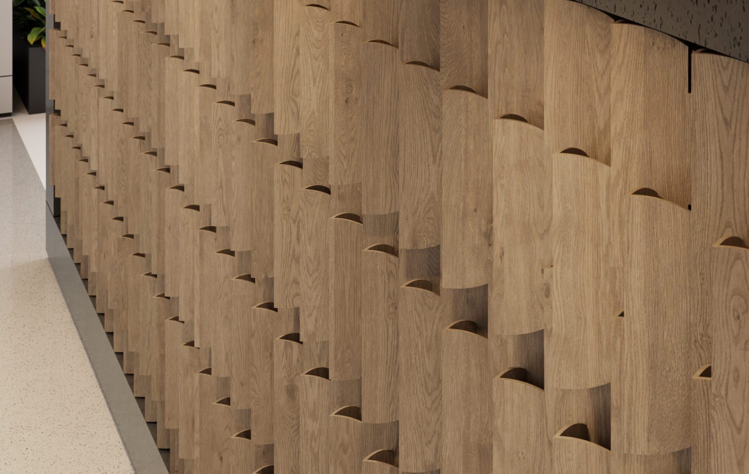 Ovale_Mocha Legno_Close up