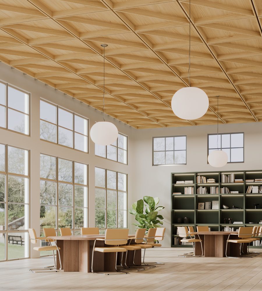 Recess, Cleft Ceiling Frame | Natural Oak | WoodGrain Collection