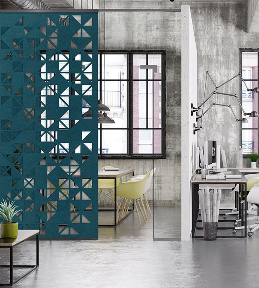 Creative Cut, Origami Wall Screens | Denim | Premier Collection