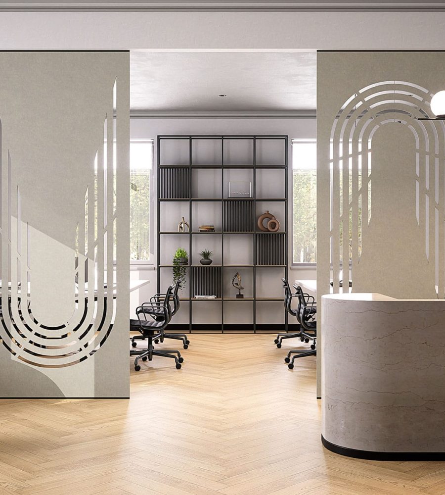 Creative Cut, Tunnel Wall Screens | Pistachio | Premier Collection