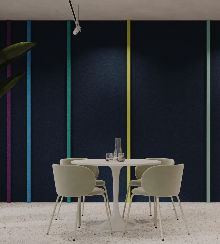 Seam, Block Wall Panels | Midnight, Sea Salt, Wasabi, Peacock, Azur, Berry, Lilac | Premier Collection