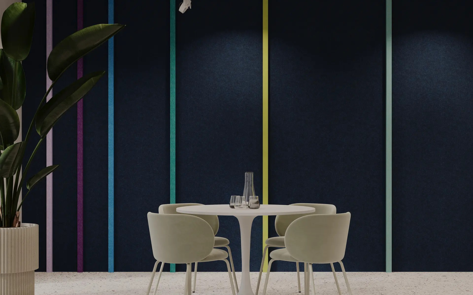 Seam, Block Wall Panels | Midnight, Sea Salt, Wasabi, Peacock, Azur, Berry, Lilac | Premier Collection