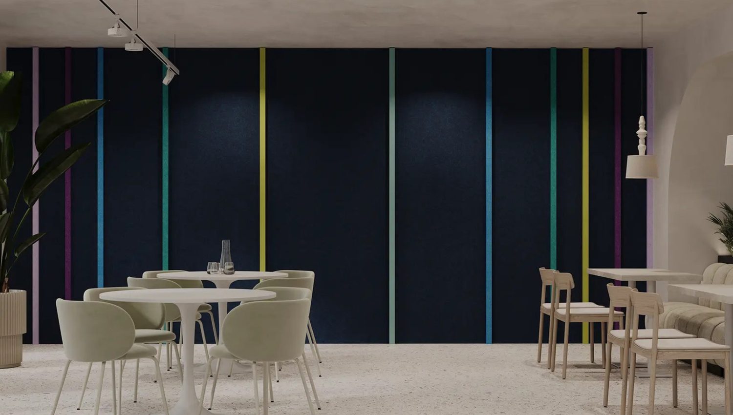 Seam, Block Wall Panels | Midnight, Sea Salt, Wasabi, Peacock, Azur, Berry, Lilac | Premier Collection