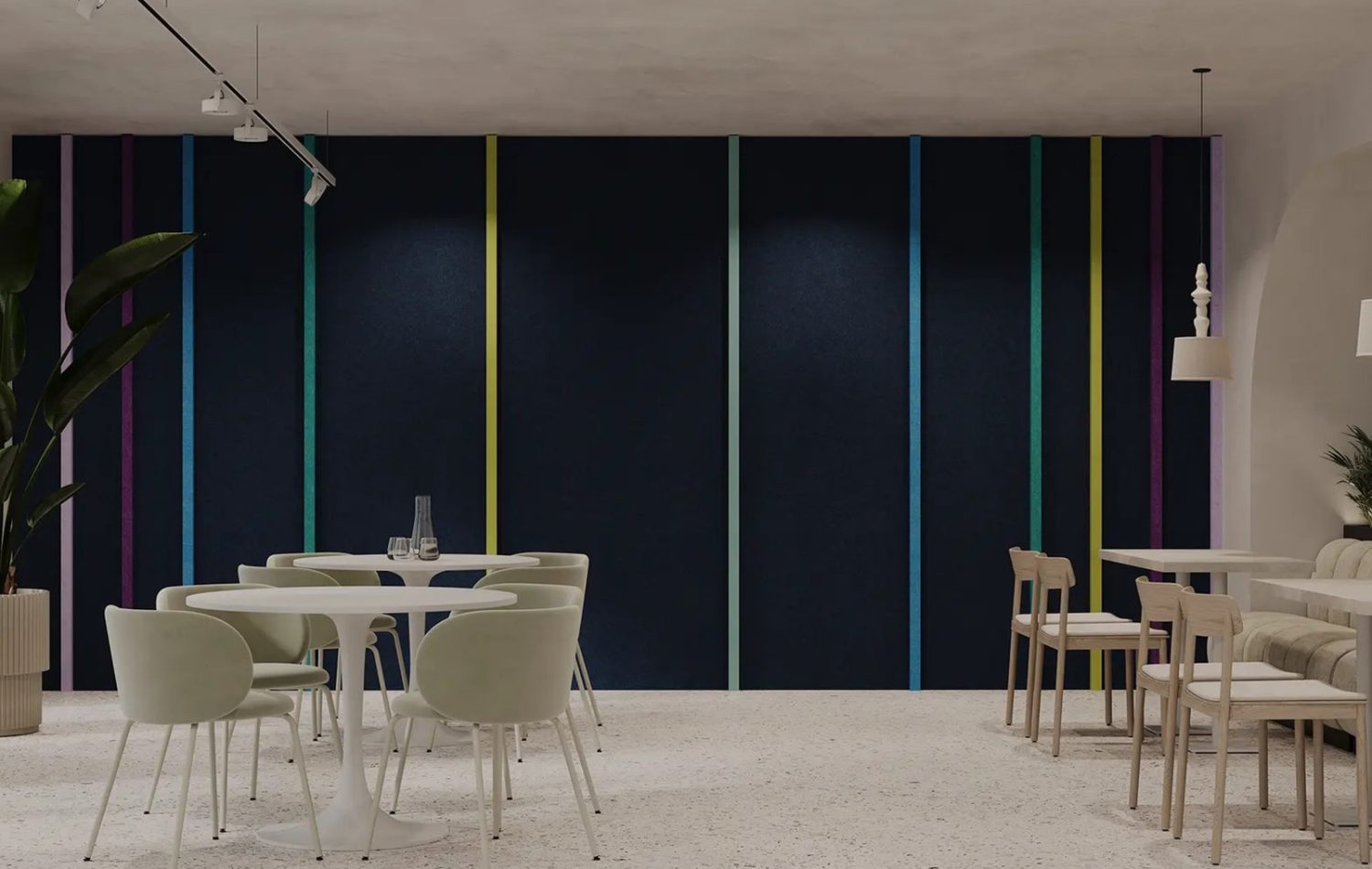 Seam, Block Wall Panels | Midnight, Sea Salt, Wasabi, Peacock, Azur, Berry, Lilac | Premier Collection