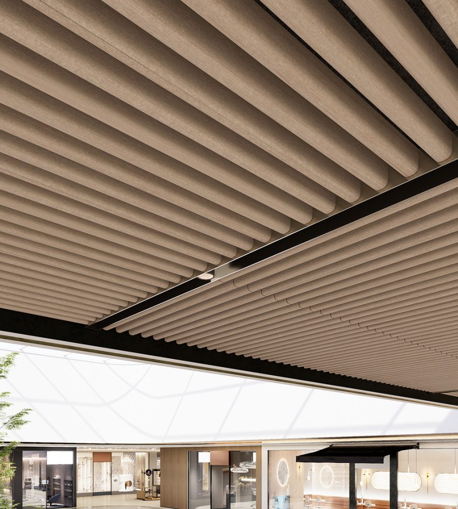 SoftenUp, Foothill Ceiling Frames | White Oak | WoodGrain Collection