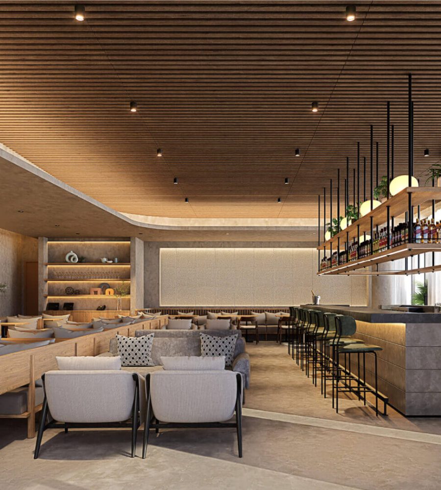 SoftenUp, Plateau Ceiling Frames | Woodland Fog | WoodGrain Collection