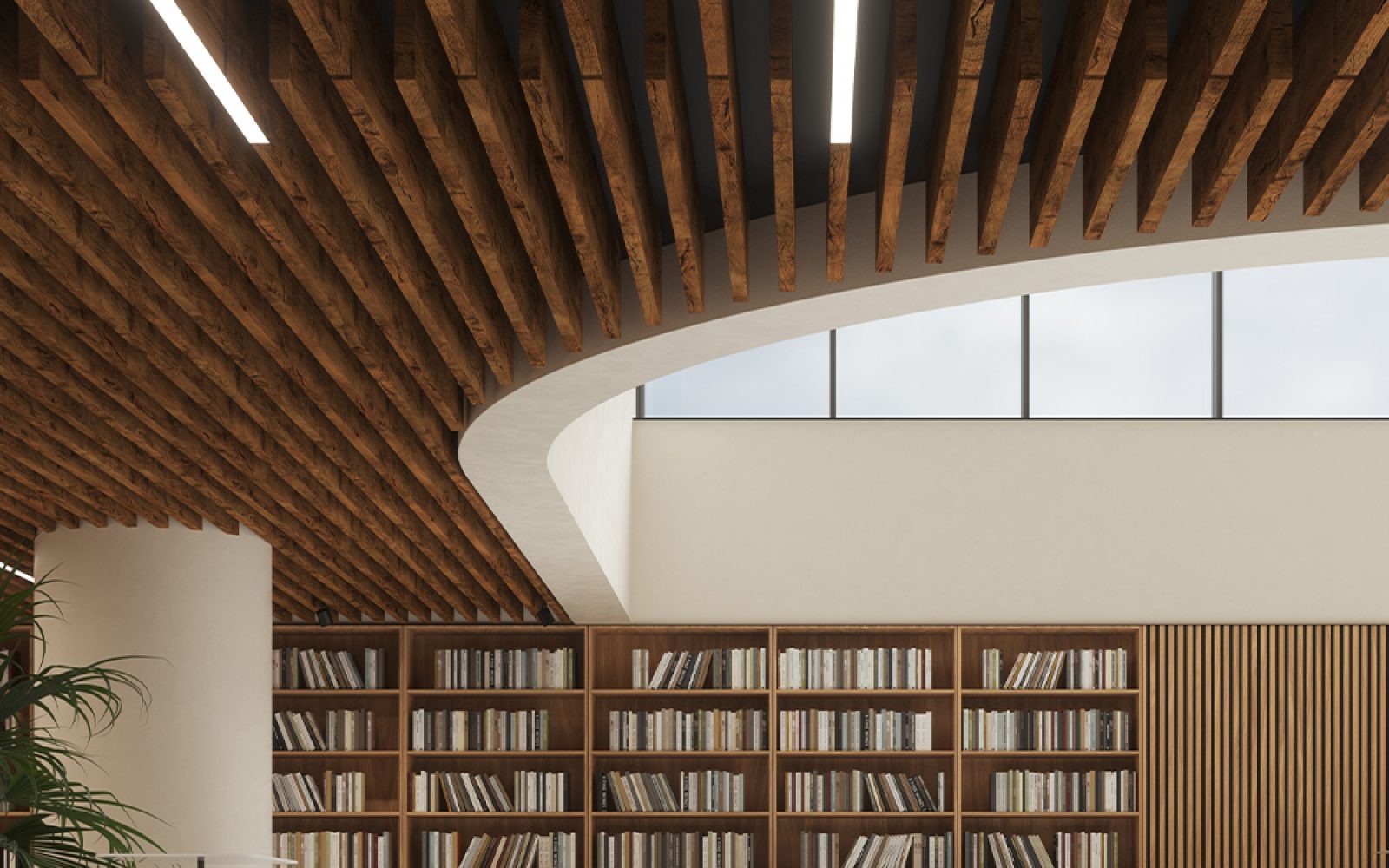 Truss Ceiling Baffles | Antique Chest | WoodGrain Collection