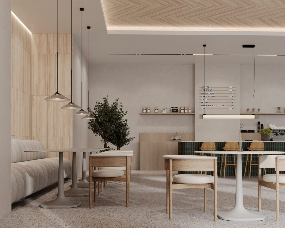 WoodBeQuiet Planks Ceiling Tiles | Lyed Larch | WoodGrain Collection