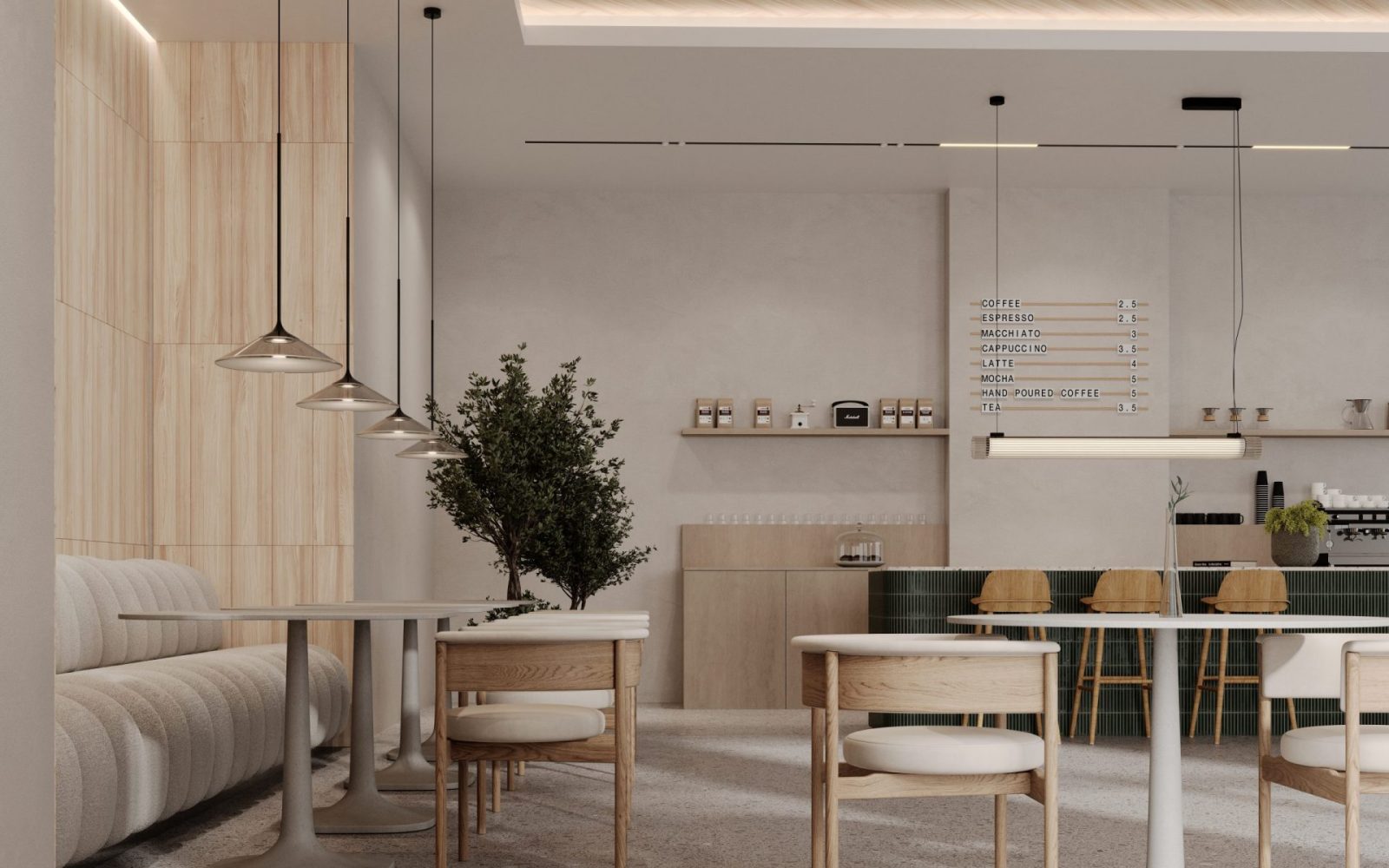 WoodBeQuiet Planks Ceiling Tiles | Lyed Larch | WoodGrain Collection