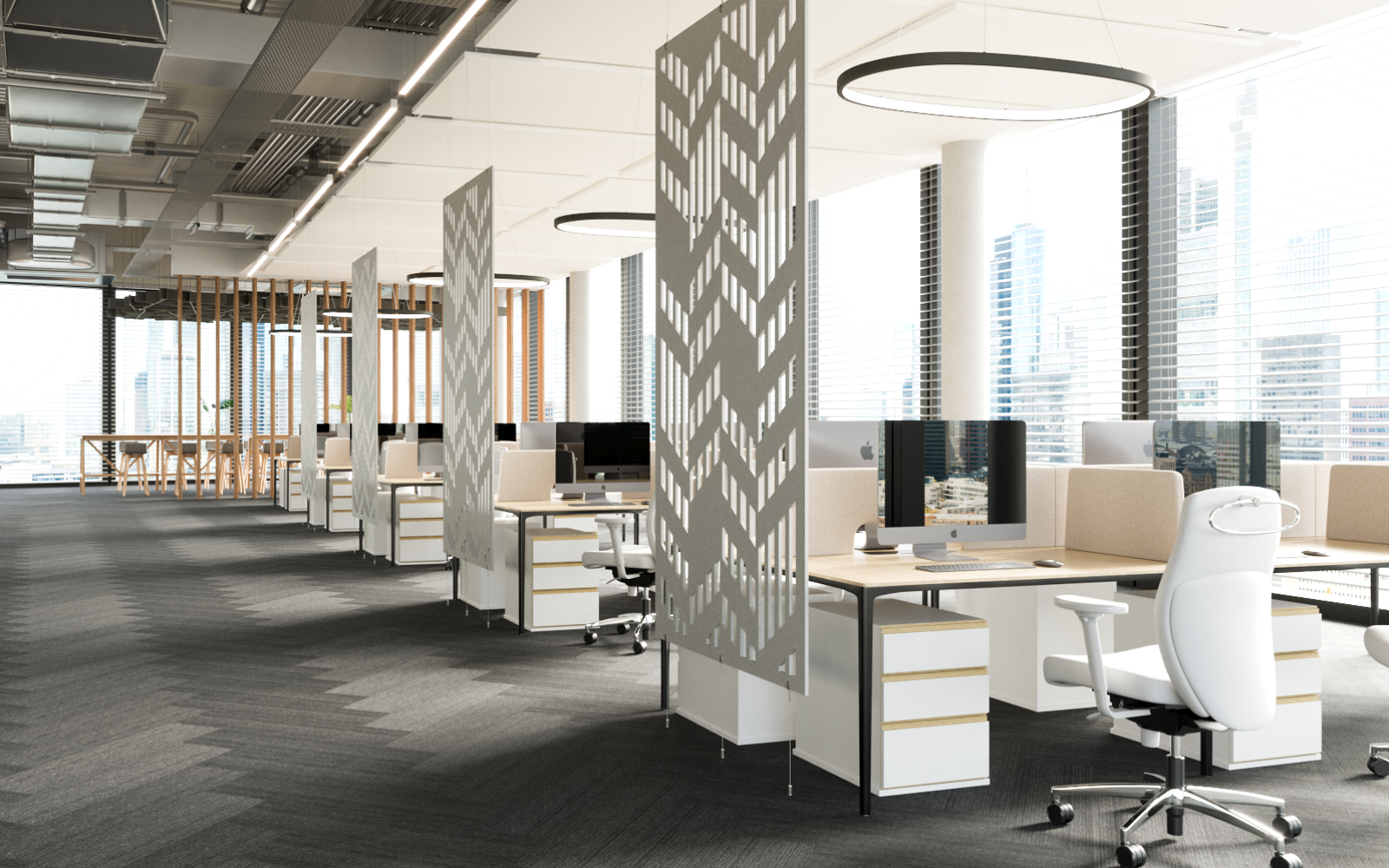 Rectangle Ceiling Clouds | White | Premier Collection