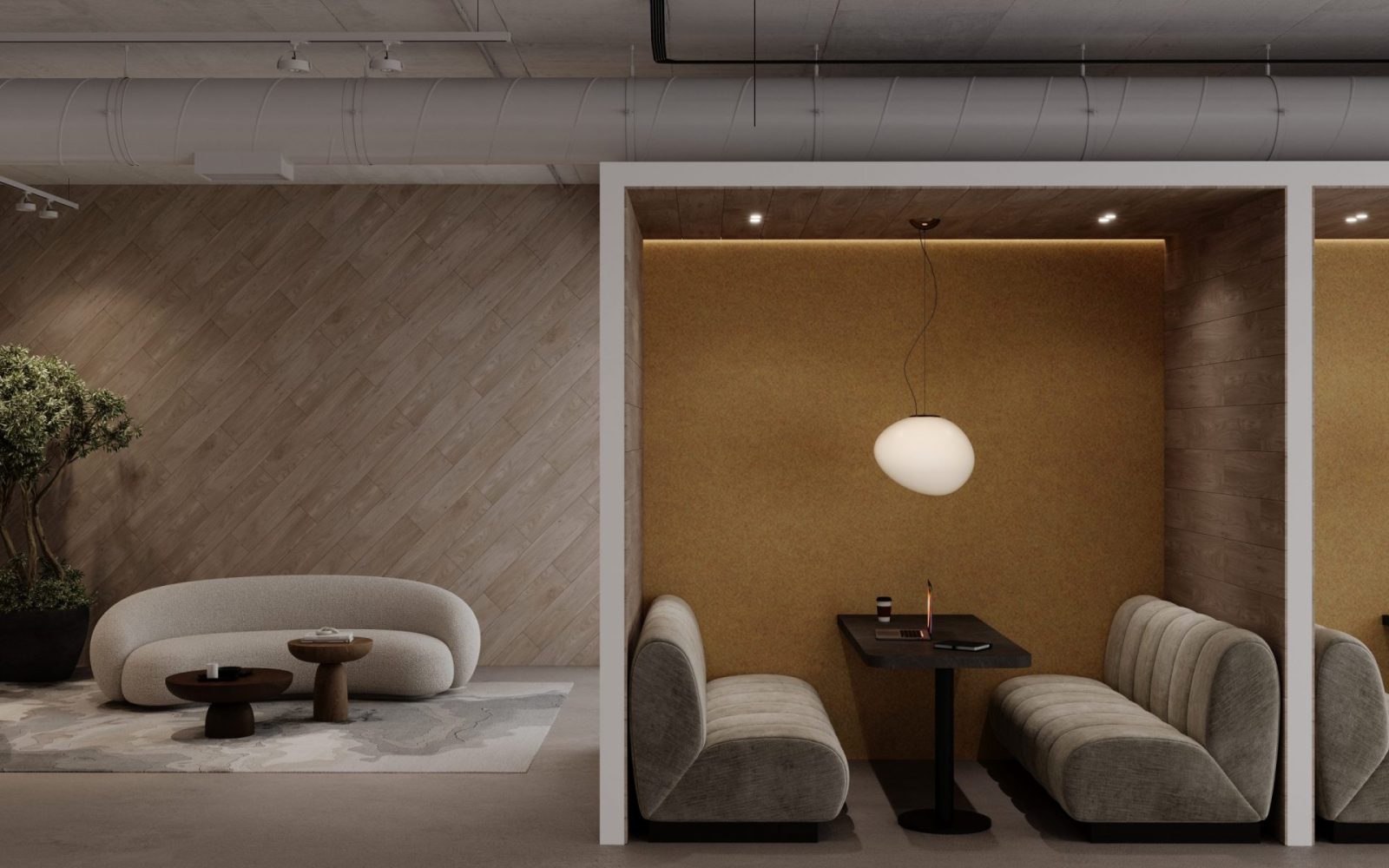 WoodBeQuiet Wall Planks | Weathered Slate | WoodGrain Collection