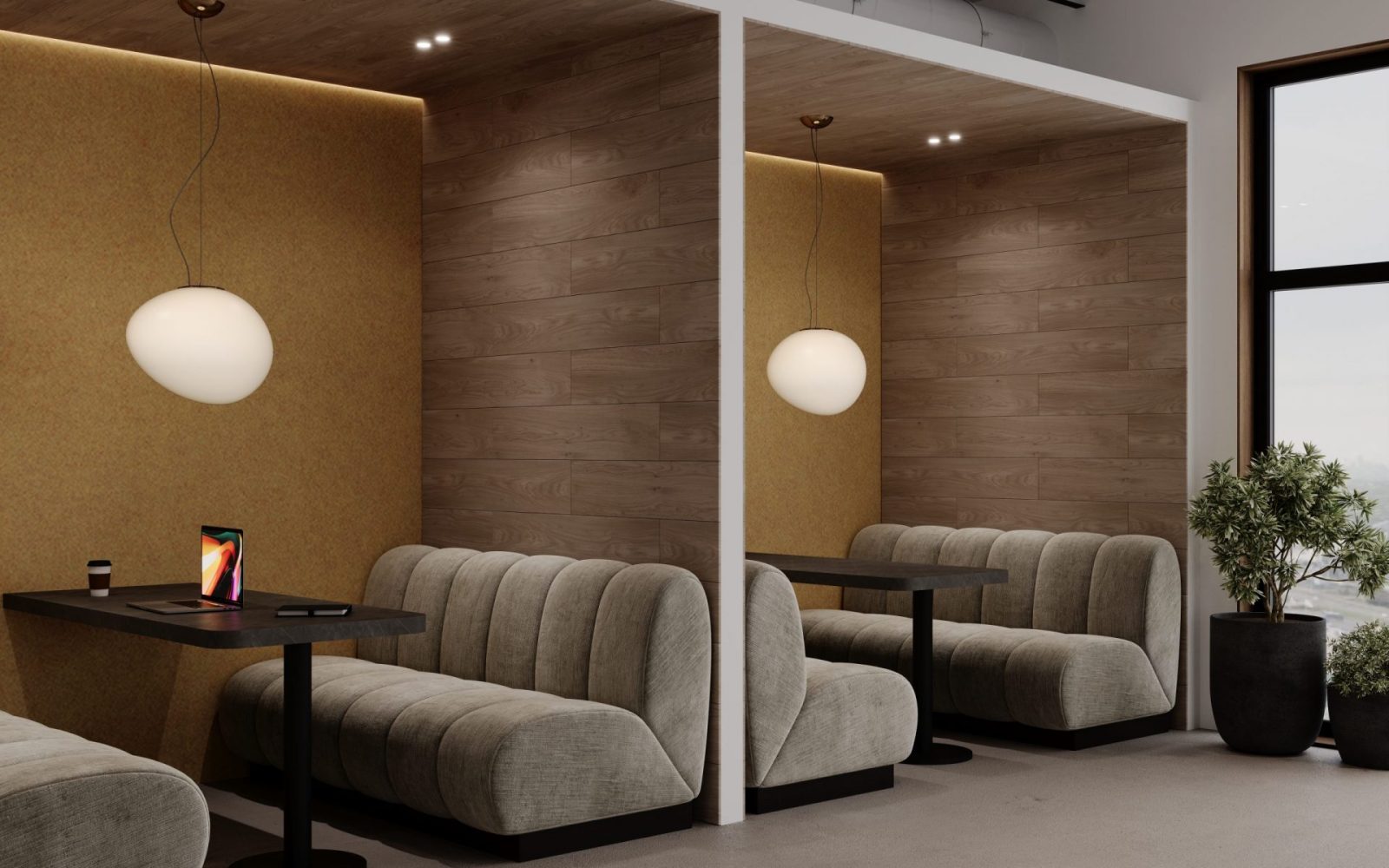 WoodBeQuiet Wall Planks | Weathered Slate | WoodGrain Collection