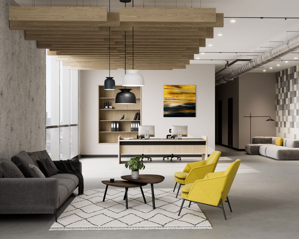 Truss Ceiling Baffles | Log Cabin | WoodGrain Collection