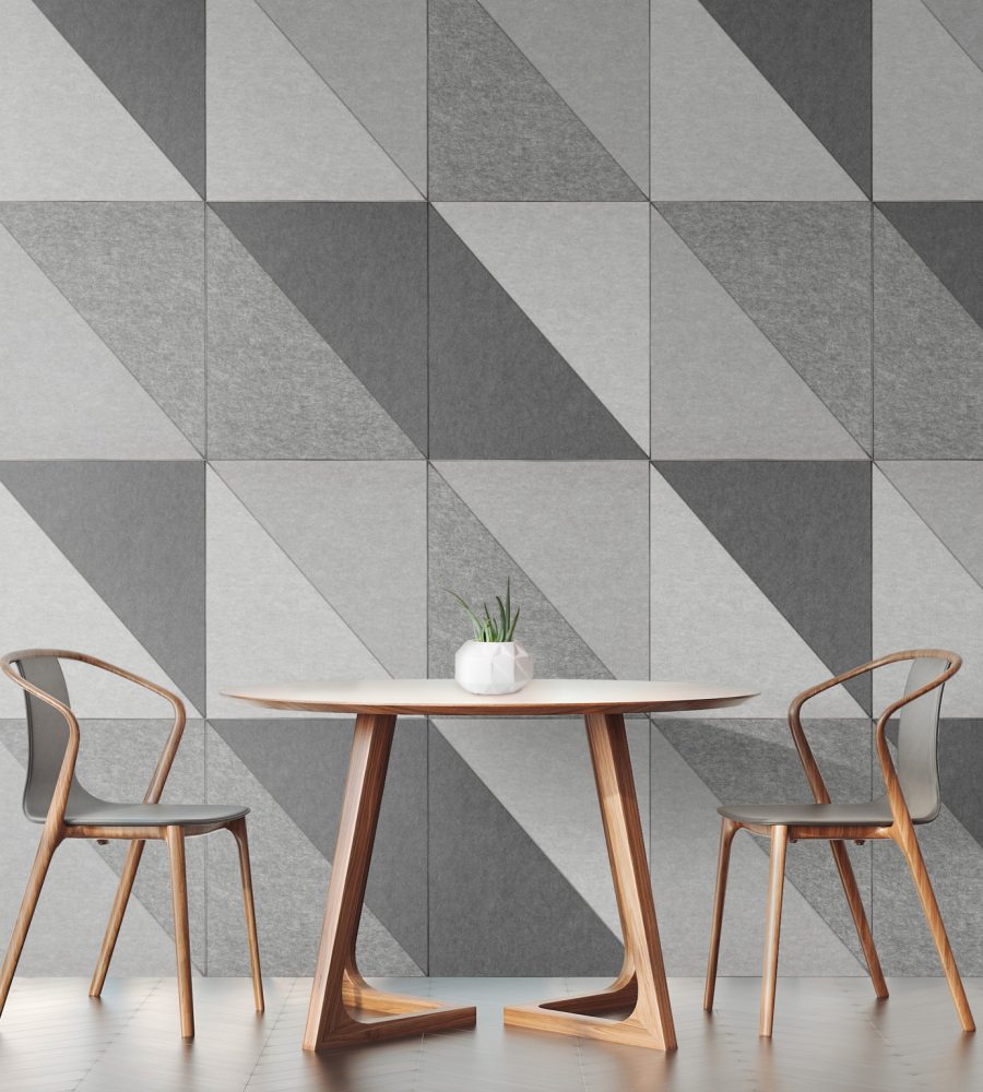 Shapes, Right Triangle Wall Tiles | Platinum, Metal, Grey, Slate | Premier Collection
