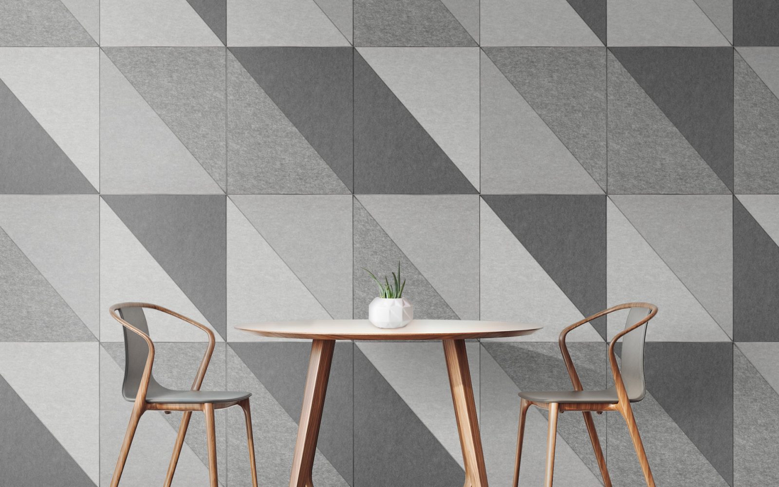 Shapes, Right Triangle Wall Tiles | Platinum, Metal, Grey, Slate | Premier Collection