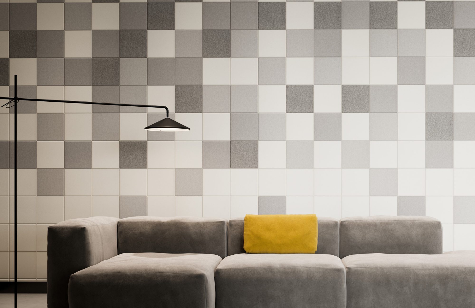 Shapes, Square Wall Tiles | White, Grey, Platinum, Slate, Charcoal | Premier Collection