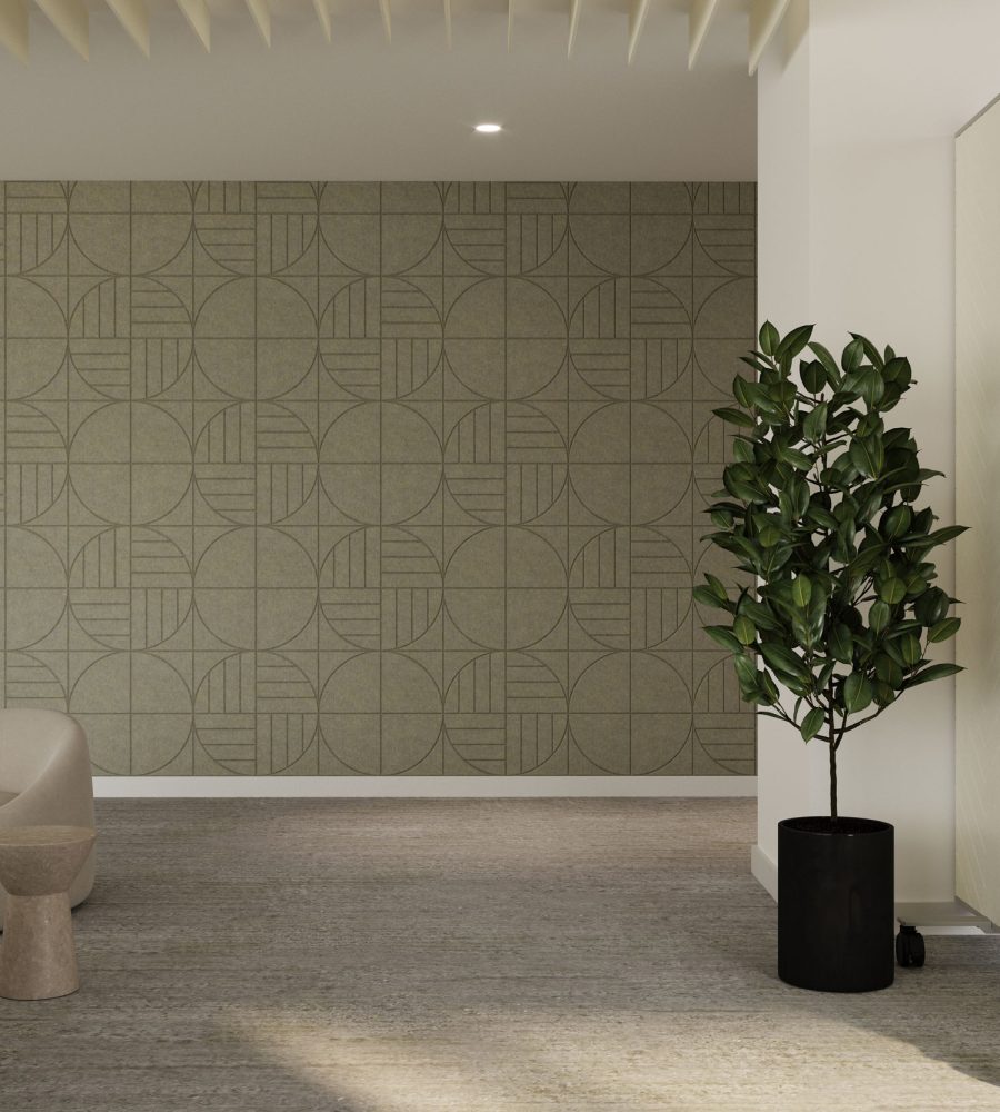 Fracture, Crescent 1-7 Wall Tiles | Pistachio | Premier Collection