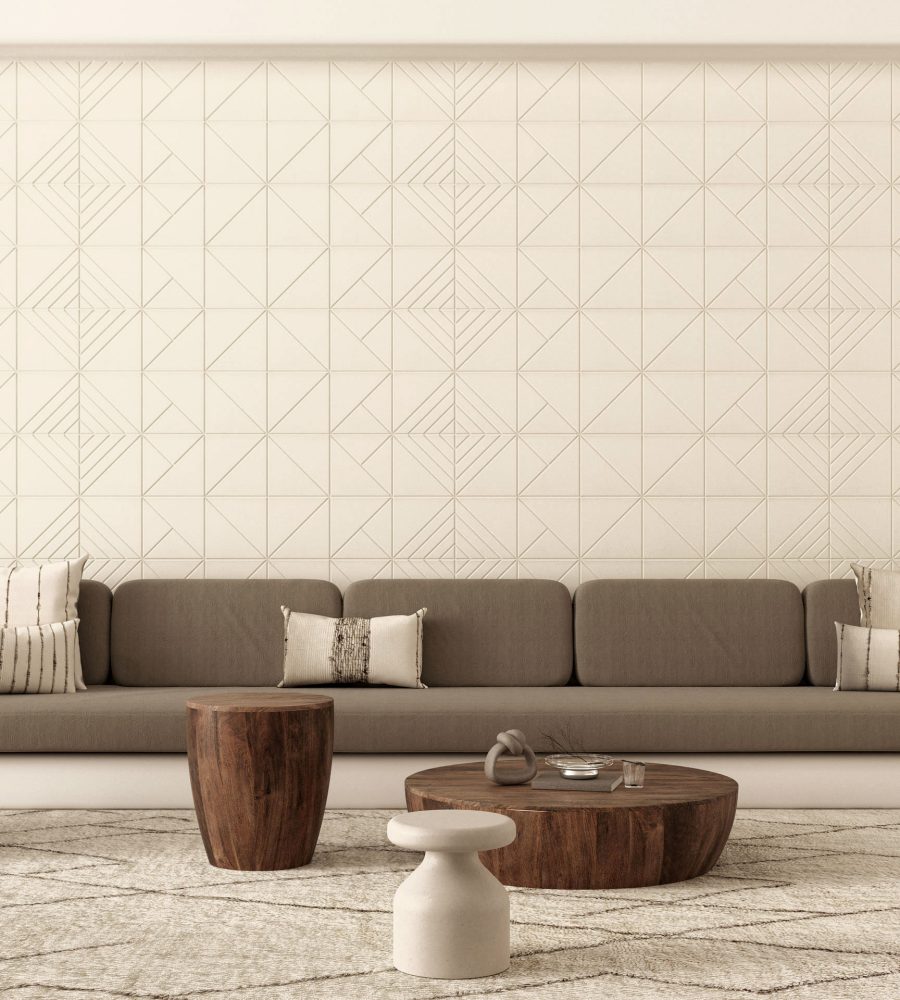 Fracture Tiles, Motif | White | Premier Collection