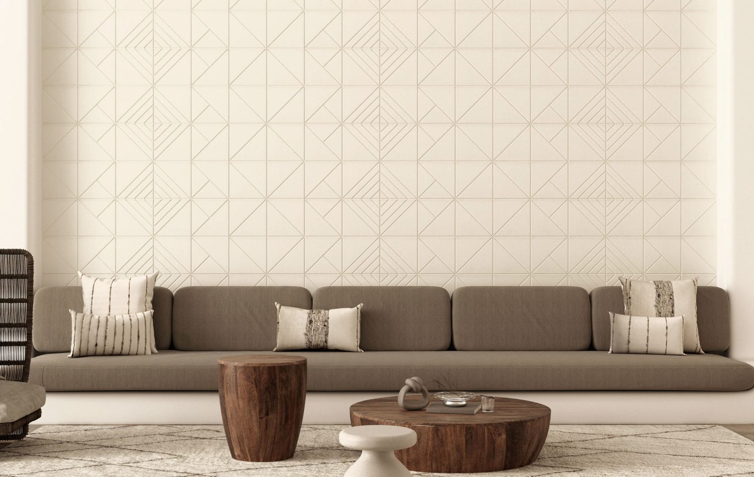 Fracture Tiles, Motif | White | Premier Collection