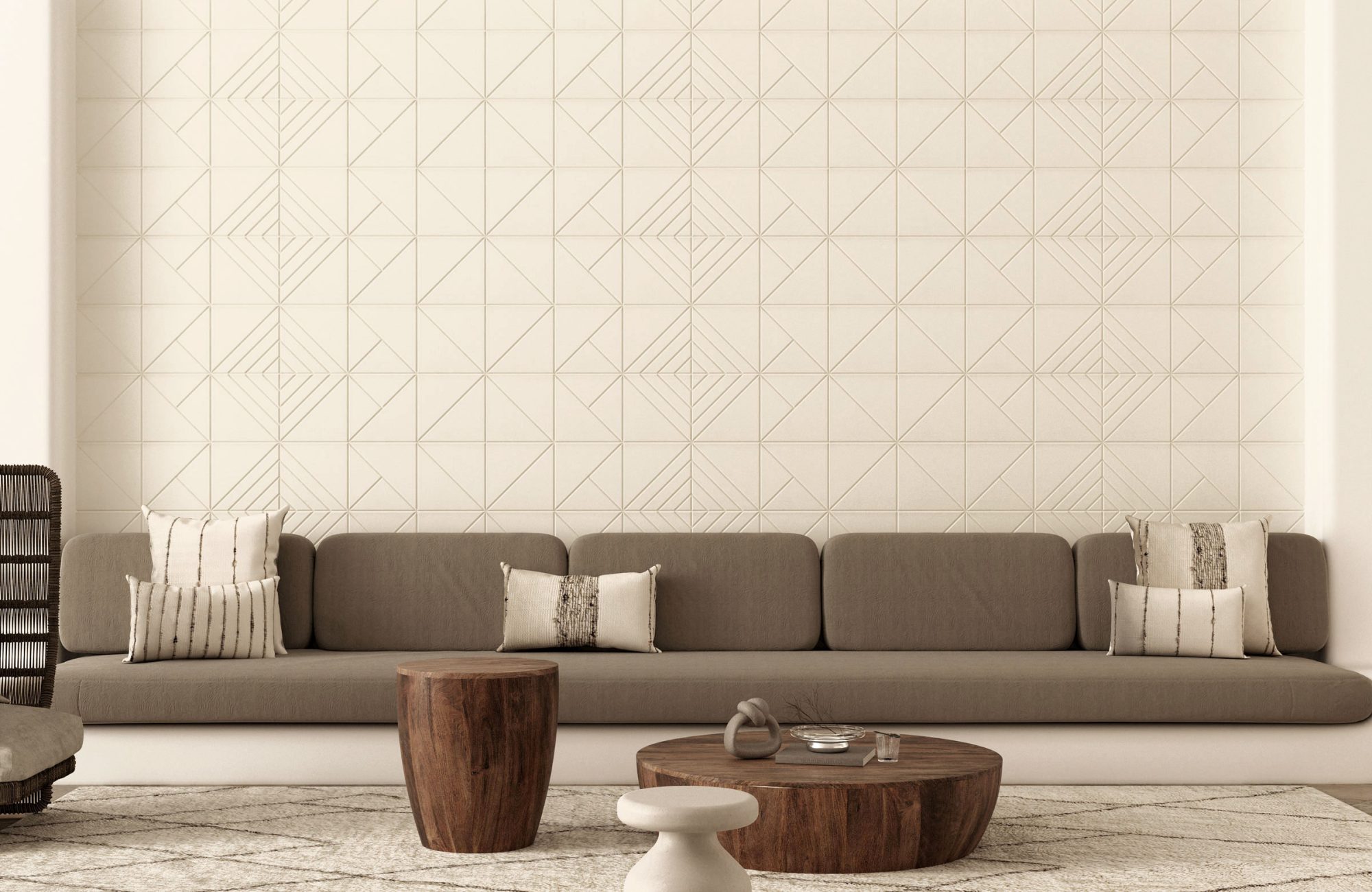 Fracture Tiles, Motif | White | Premier Collection