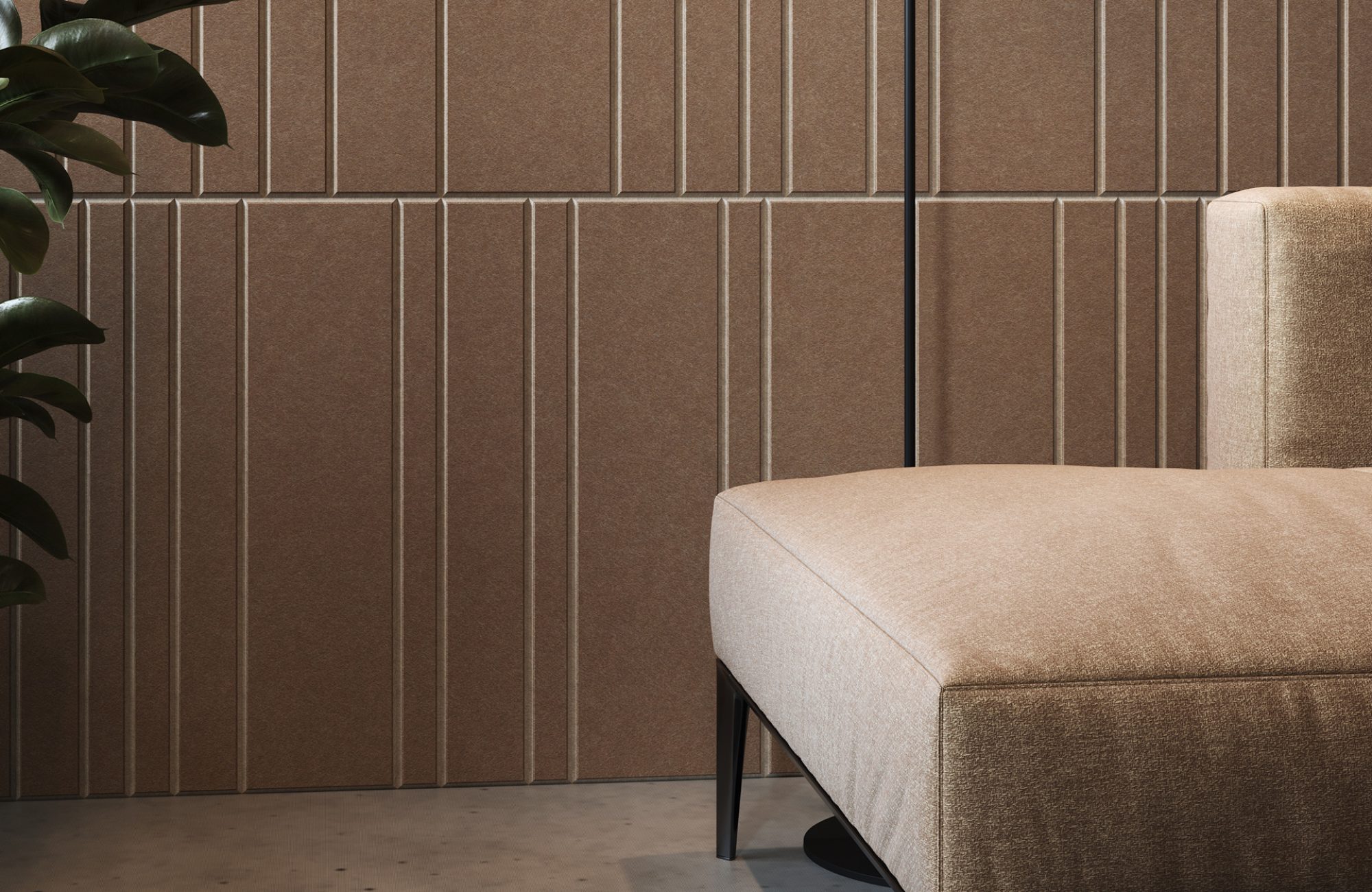 Fracture Two-Tone Barcode | Premier Collection | Umber & Almond