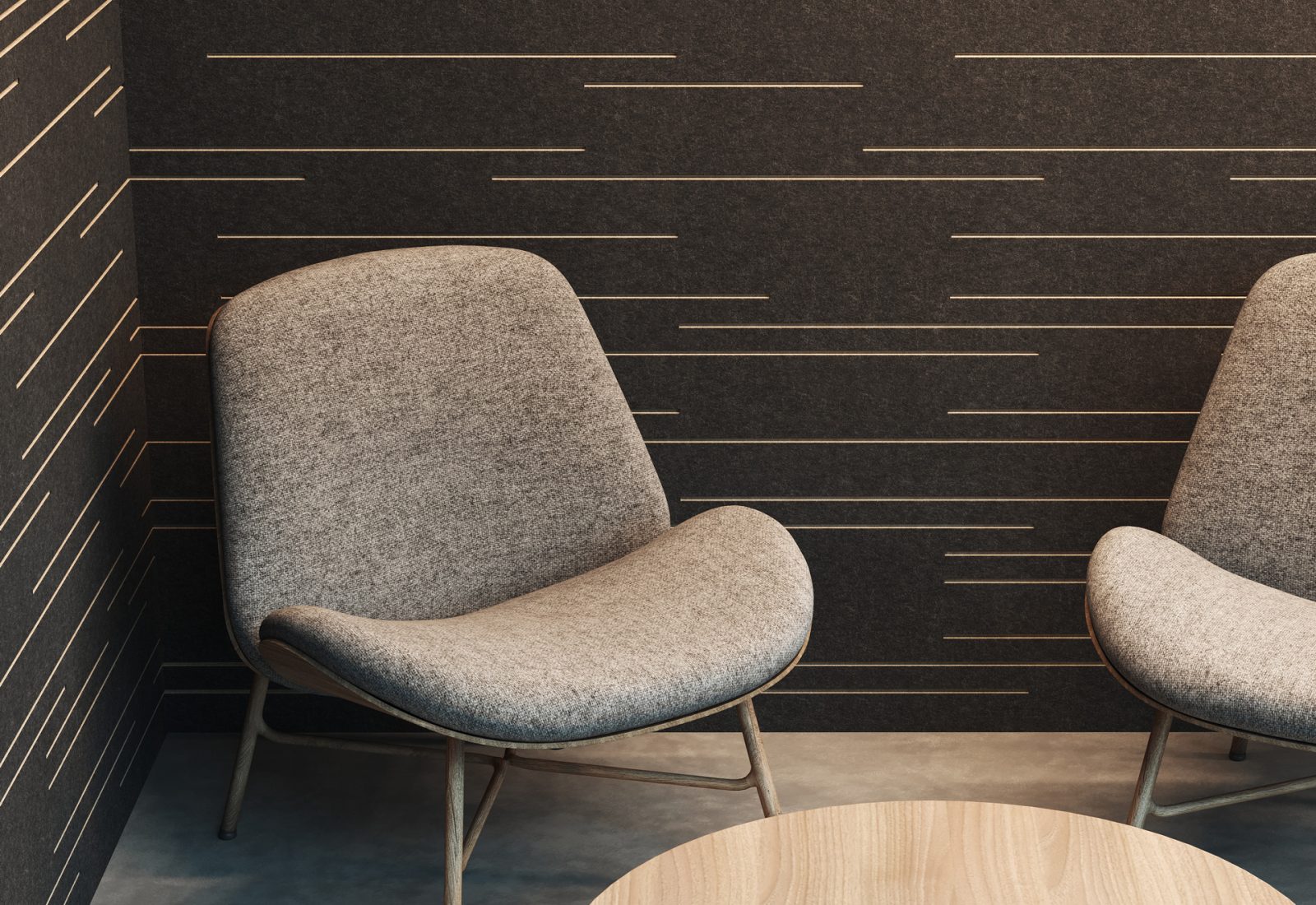 Fracture Two-Tone Dash | Premier Collection | Charcoal & Ivory