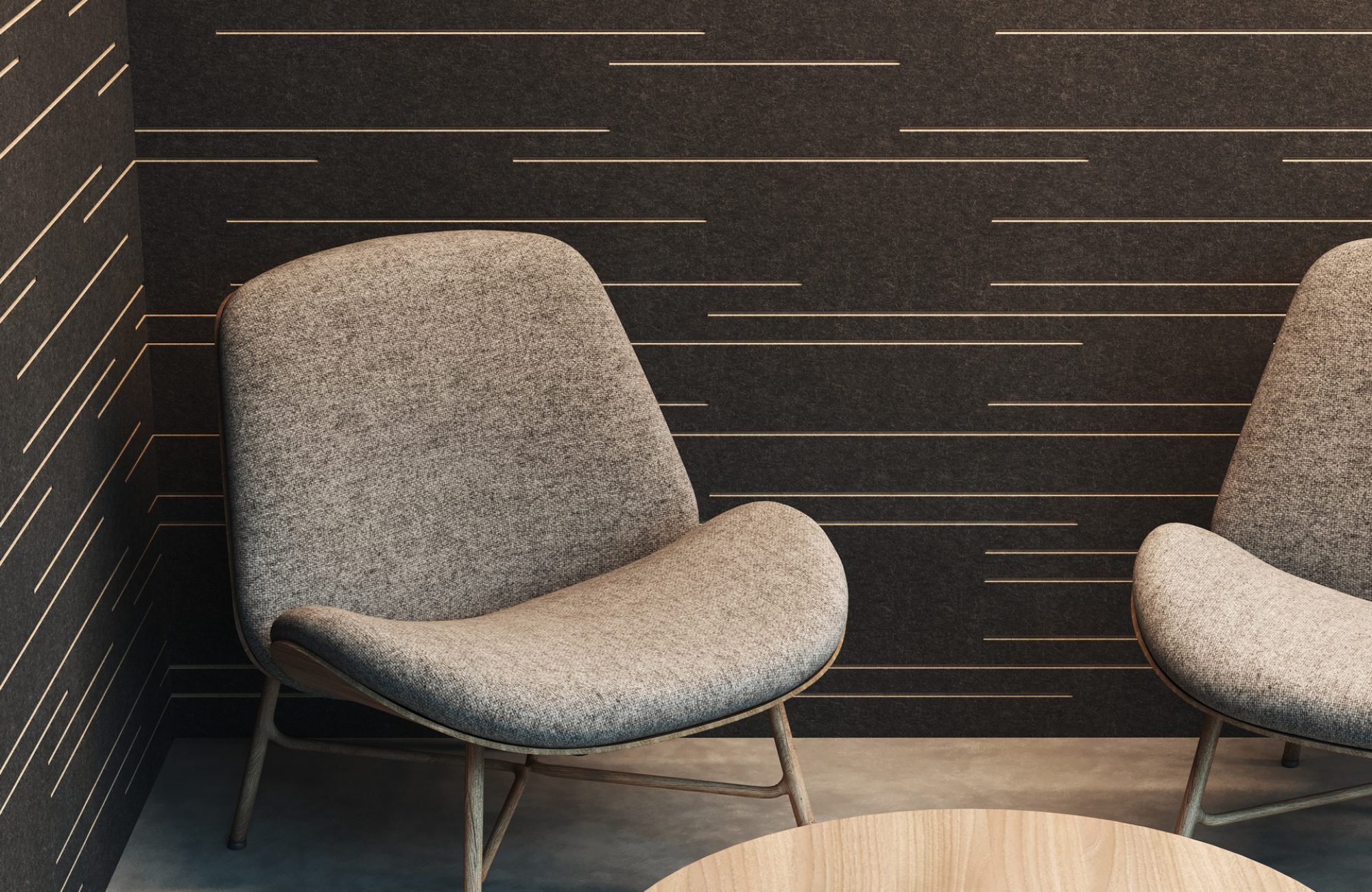 Fracture Two-Tone Dash | Premier Collection | Charcoal & Ivory