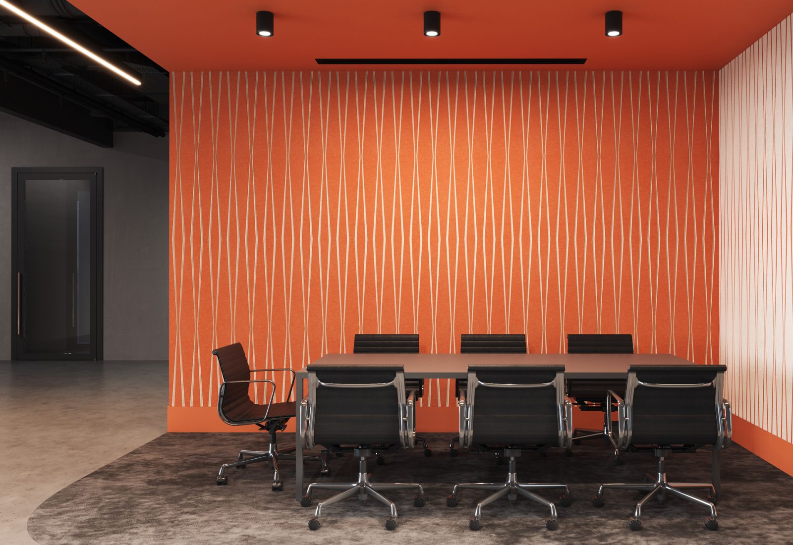 Fracture Two-Tone Parallax | Premier Collection | Carrot & White