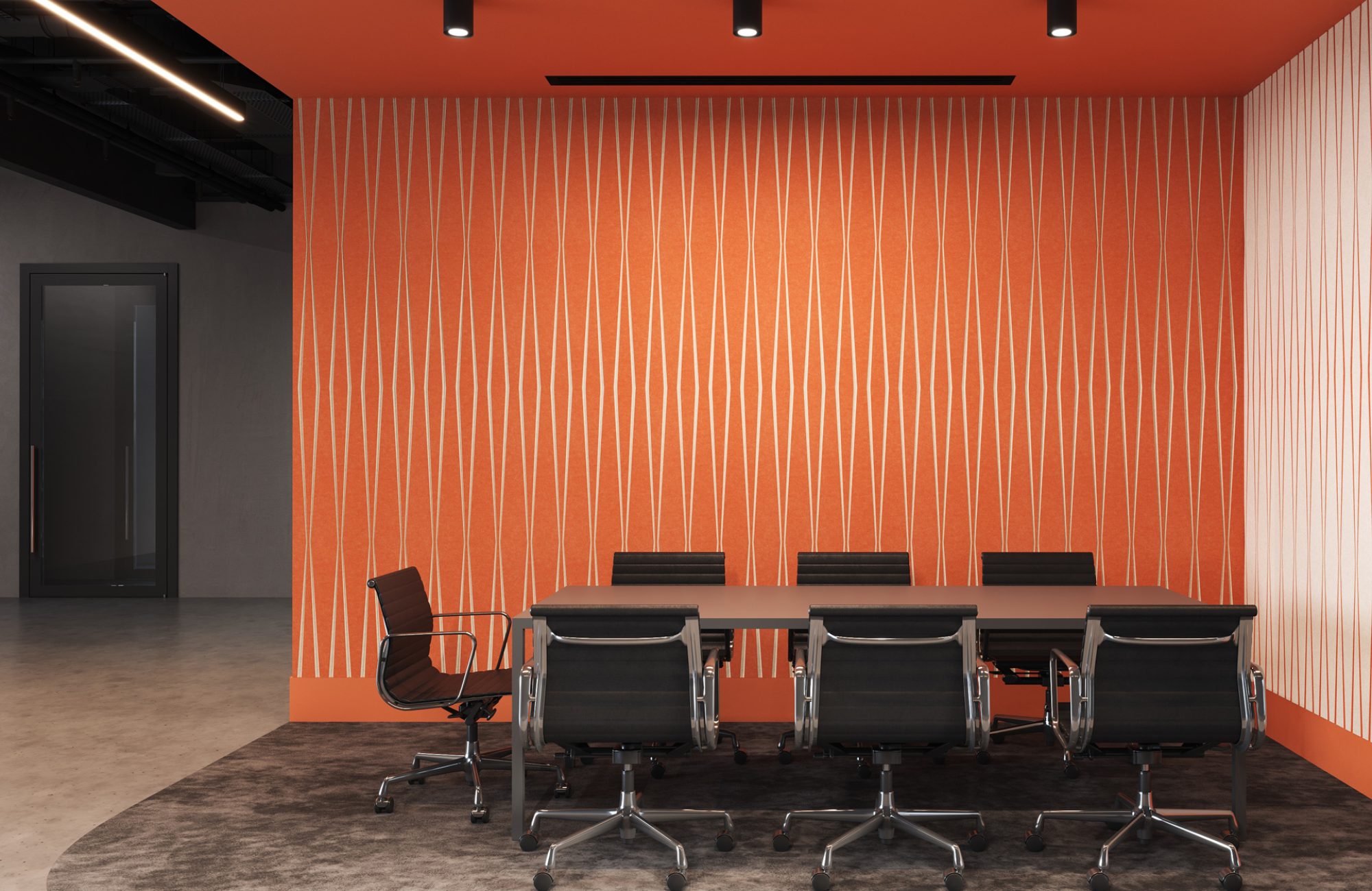 Fracture Two-Tone Parallax | Premier Collection | Carrot & White