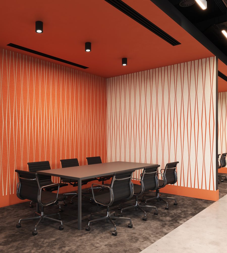 Fracture Two-Tone Parallax | Premier Collection | Carrot & White