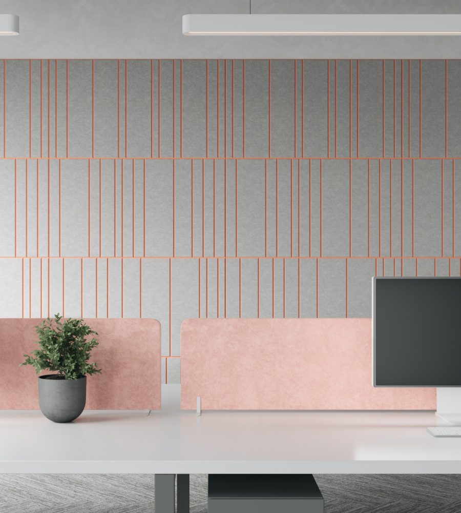 Fracture Two-Tone Barcode | Premier Collection | Metal & Flamingo