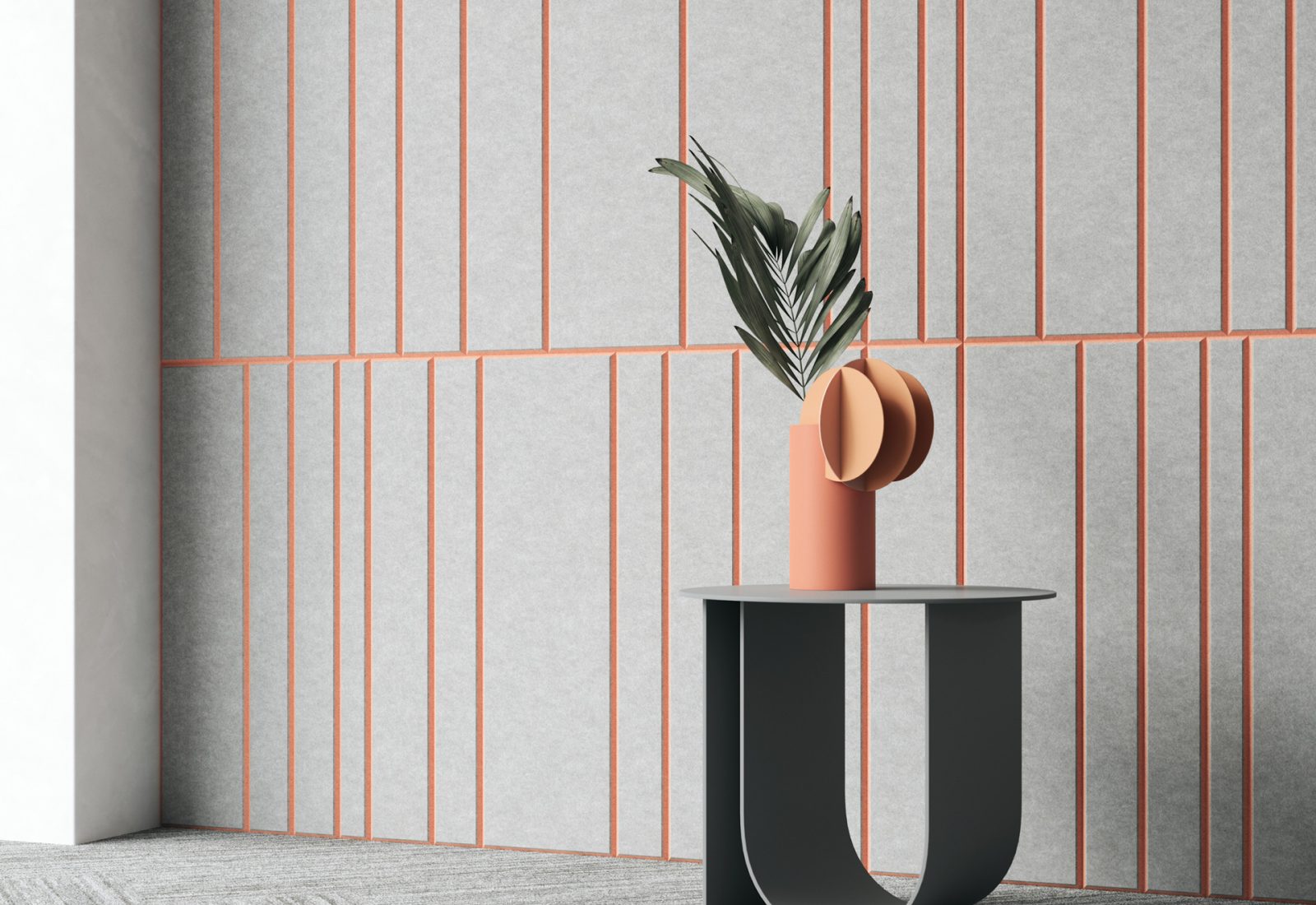 Fracture Two-Tone Barcode | Premier Collection | Metal & Flamingo