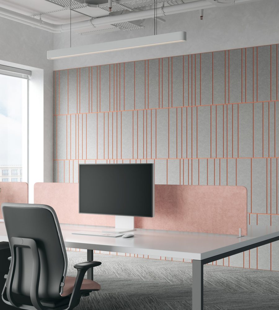 Fracture Two-Tone Barcode | Premier Collection | Metal & Flamingo