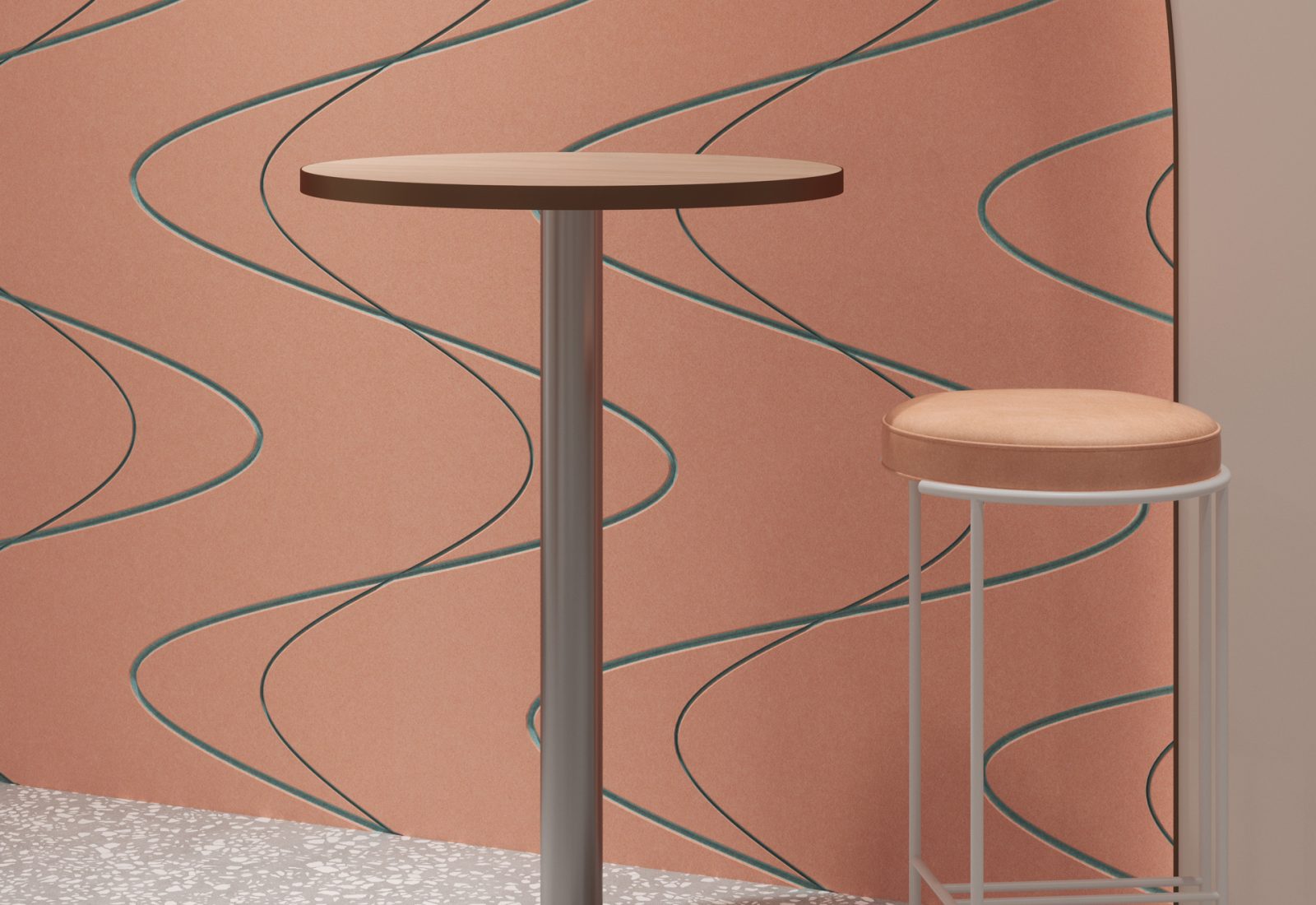 Fracture Two-Tone Smoke | Premier Collection | Flamingo & Sea Salt