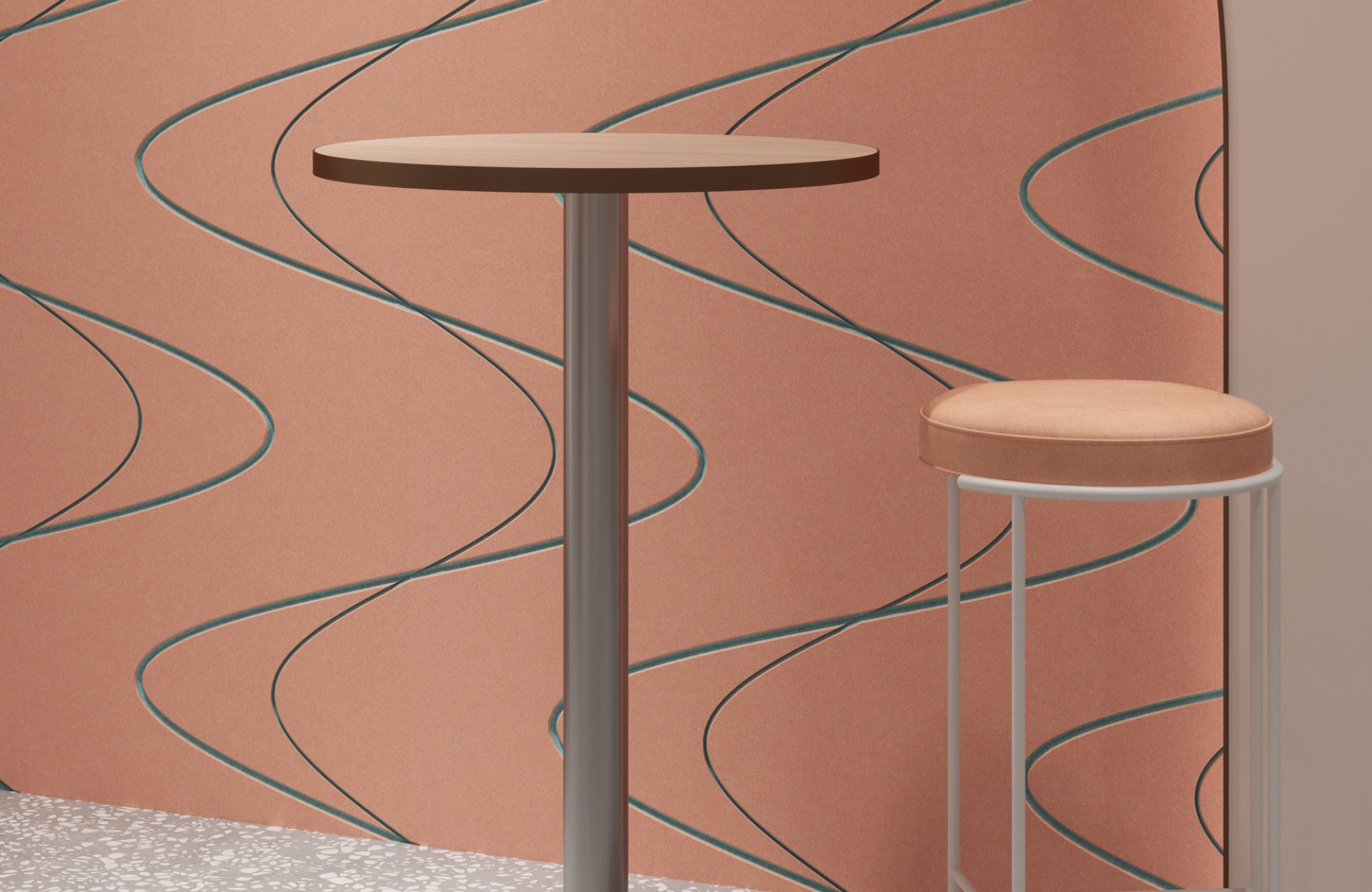 Fracture Two-Tone Smoke | Premier Collection | Flamingo & Sea Salt