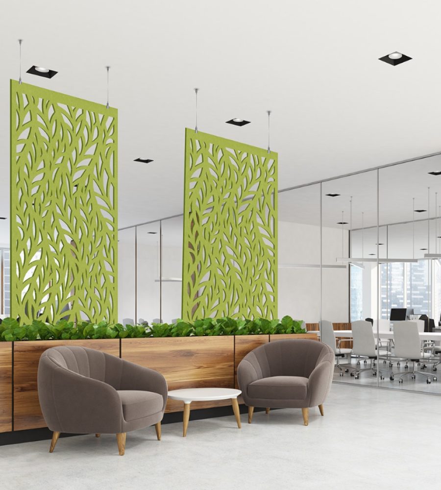 Creative Cut, Fern Wall Screens | Wasabi | Premier Collection