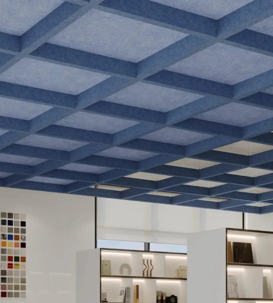 Framework Capped Ceiling Grids | Periwinkle, Marine | Premier Collection
