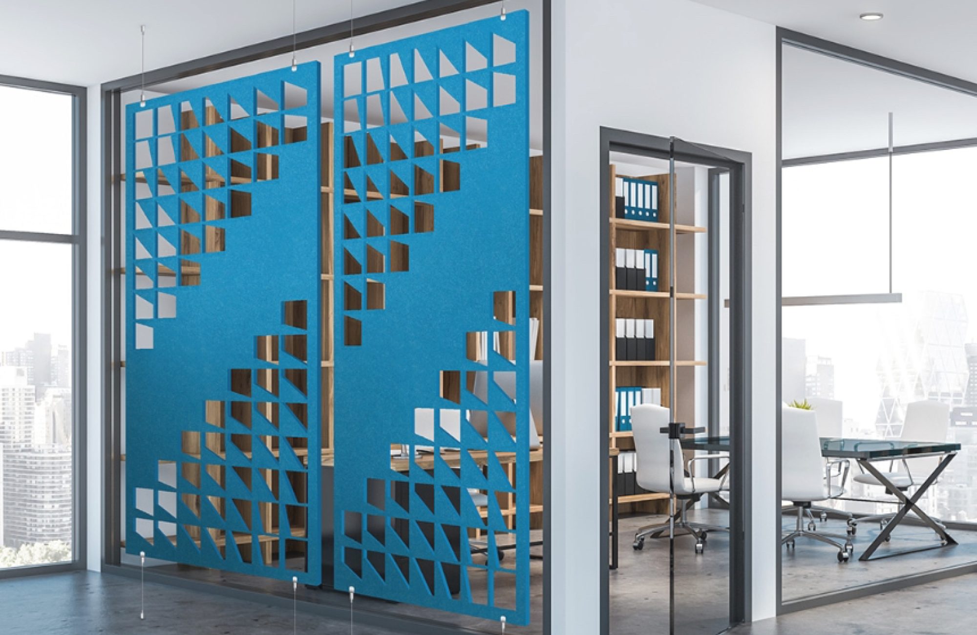 Creative Cut, Radar Wall Screens | Azur | Premier Collection